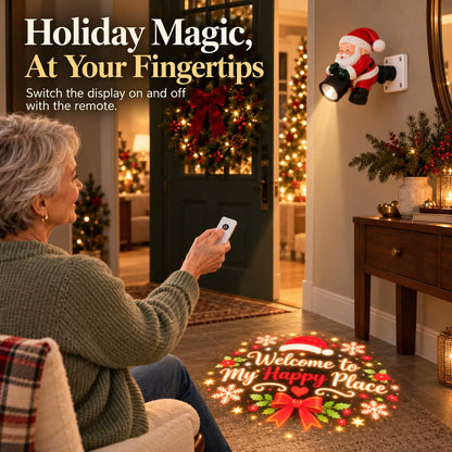 Switch the projection on and off with the remote